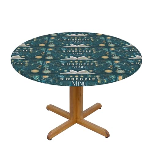 Nappe élastique de table ronde en polyester imperméable de qualité supérieure M - 2