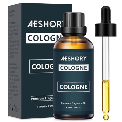 Cologne Fragrance Oil 3.38FL.OZ - Aromatherapy Essential Oils for Diffusers for Home, Cologne Scented Oils for Massage, Soap Candle Making Scents - 100ML
