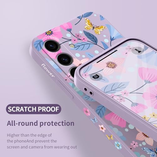 Coque de téléphone fine fleur violet pour votre style quotidien - 7