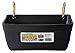 Little Giant Fence Feeder with Clips, 11-Inch, Black