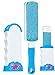 WELLTED 2020 Updated Pet Hair Remover Brush - Lint Brush - Fur Remover - Fur & Lint Removal - Dog & Cat Hair Remover - Double-Sided Brush with Self-Cleaning Base - for Furniture Clothing Car Seat