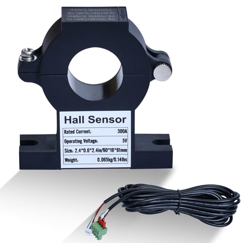 ECO-WORTHY Hall Sensor AC to DC Transmitter, Input 300A Additional Accessories for Battery Monitor