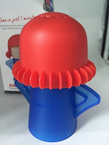 OIF Angry Mama Microwave Cleaner Angry Mom Microwave Oven Steam Cleaner Easily Cleans The Crud in Minutes. Steam Cleans with Vinegar and Water for Home or Office Kitchens