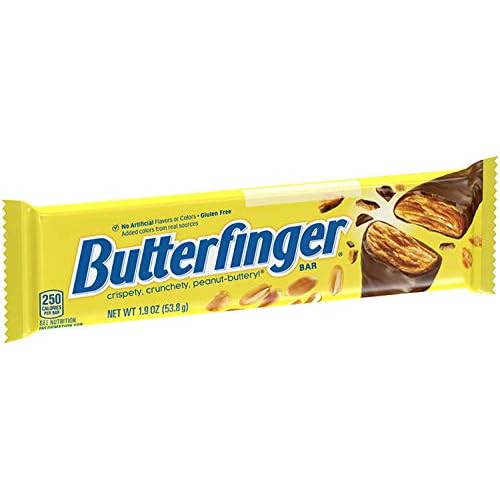 Butter Finger Bar 53.8 g (Pack of 6)