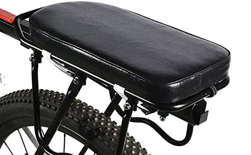 ASPIRER Bicycle Rear Seat Cushion, Bike Back Seat for Children, PU Leather Soft Kids Carrier Seat Cushion