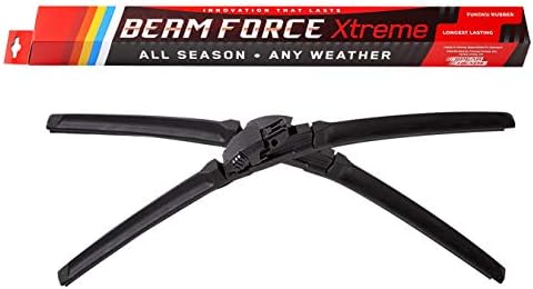 Spearhead Beam Force XTREME 26”+16” Wiper Blades w/Japanese Fukoku Rubber for Longest Life (Pair)