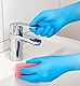 TouchGuard Blue Einweg-Nitrilhandschuhe, Puderfrei und Latexfrei, Karton mit 100 Stück, Größe S