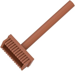 Gobricks GDS-90054 3836 Props Floor Brush Mop, Dark Orange, 10 pcs | Compatible with LEGO bricks. MOC brick replacement parts, consistent color matching, precision manufacturing.