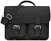 LEABAGS Atlanta Cartable rétro-Vintage en véritable Cuir de Buffle - Anthracite