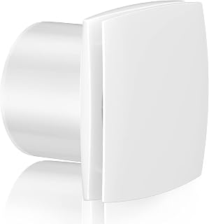 HG POWER 6 Inch Ventilation Fan Super Silent Home Wall Mount Fan and Strong Exhaust Bathroom Garage Exhaust Fan for Kitchen or Bathroom (Ultra Silent) 150A