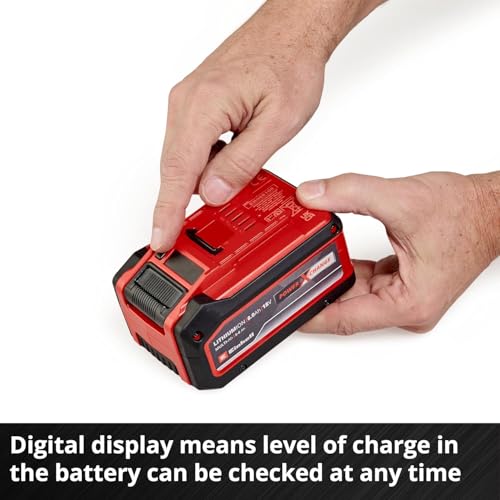 Einhell Power X-Change Plus 18V, 5-8 Ah Multi-Amp Hour Lithium-Ion Battery - Extra Power for Intensive Operation - Universally Compatible with All Einhell PXC Power Tools and Garden Machines - Image 4