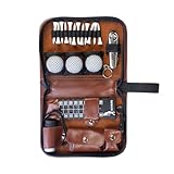 DUZEPA Golfgeschenke für Männer und Frauen, Golfzubehör-Set, mit Hi-End-Etui, Entfernungsmesser, Bürste, Tees, multifunktional