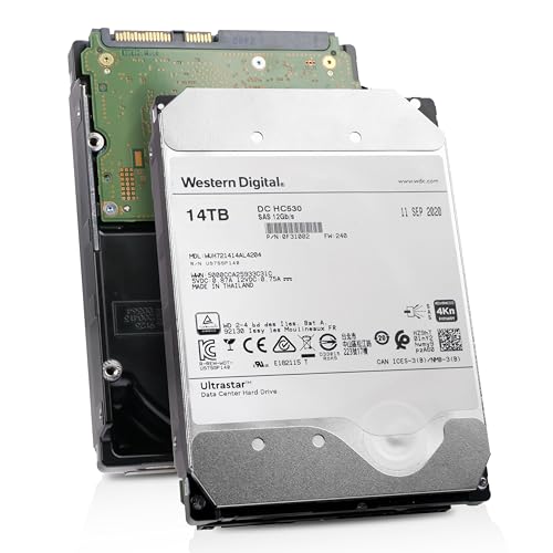 Western Digital Ultrastar DC HC530 WUH721414AL4204 0F31002 14TB SAS 12Gb/s 4Kn 3.5in Enterprise Hard Drive
