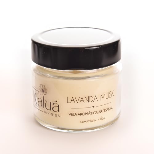 KALUÁ AROMAS, VELA PIANEZZA LAVANDA MUSK