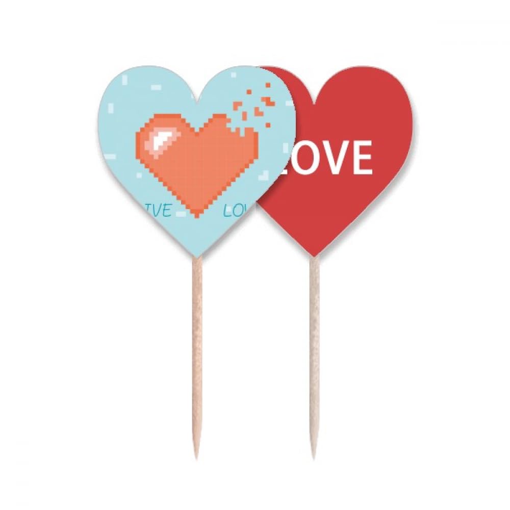 Disappear heart give love pixel pique pour personnaliser un buffet d'anniversaire