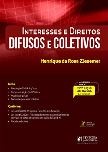 Interesses E Direitos Difusos E Coletivos -03ed/21