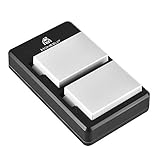 Homesuit LP-E8 LP E8 互換バッテリー 1800mAh 2個+USB 充電器 キット 対応機種 Canon Eos Rebel T2I T3I T4I T5I Eos 550D 600D 650D 700D Kiss X4 X5 XLc-E8E