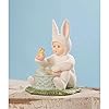 Bethany lowe 425 inch easter bunny surprise boy egg chick spring figurine vintage style decor  urban country home decor