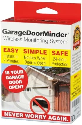 Garage Door Minder® Version II. No Wi-Fi. in Home Monitor & Alert System. 100% Wireless. Installs in Two Minutes!