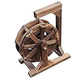 Geschenk für Gartenliebhaber: Der Wasserradbrunnen ist ein ideales Geschenk für Gartenliebhaber und eignet sich perfekt für den Einsatz zu Hause, im Garten, am Teich oder als Wasserspiel. Das beruhigende Geräusch des Wassers verleiht jeder Umgebung ein besonderes Gefühl. Fließendes Wasser wirkt sich nicht nur positiv auf die Stimmung aus, sondern sorgt auch drinnen wie draußen für ein angenehmes Mikroklima an heißen Sommertagen.