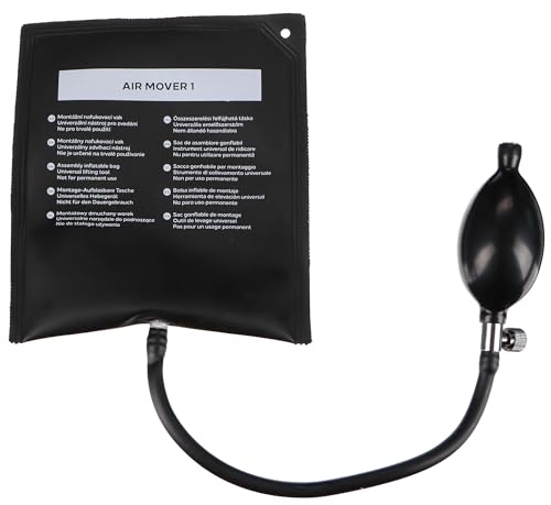 SIXTOL AIR MOVER 1 Aufblasbarer Positionierkeil | Tragkraft bis 135 kg | Luftkeil für Auto, Möbel, Fensterinstallation | Einfaches Heben und Positionieren | Robust und leicht zu bedienen, Schwarz