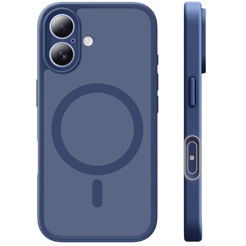 TAURI for iPhone 16 Case, Compatible with MagSafe, Blue