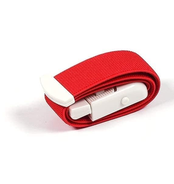 DESCO Surgical Tourniquet Elastic Belt for Blood Collection with Plastic Buckle Pack of 1 (Red) (B0CGD6QT7W) Amazon Price History, Amazon Price Tracker