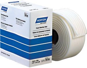 Norton Refinishing Products 70735 - 13MM X 20MM Foam Masking Tape - - Norton Refinishing Products - 70735