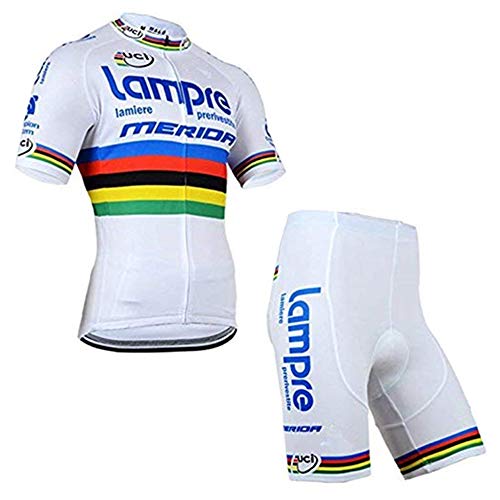 logas - Conjunto de ropa de ciclismo, maillot de manga corta y...