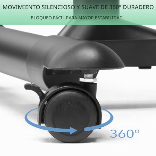 Miniatura 4 de Ethu Mesa Superior Con Ruedas, Mesa Plegable Para Cama De Hospital, Mesa De Ordenador Portátil Ajustable En La Cama Negro