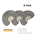 Zink Calls Z-Pak Hand-Built Easy-to-Use Turkey Hunting Diaphragm Game Calls - Z-Yelper Double Reed, Z-Cutter Triple Reed, Z-Combo V-Notch Double Reed