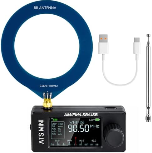 Si4732 ATS Mini Radio Pocket Radio - AM/FM/LSB/USB/CW/RTTY All Ba...