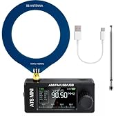 GOOZEEZOO Si4732 ATS Mini Radio Pocket Radio- AM/FM/LSB/USB/CW/RTTY All Band Radio Receiver, Built-in Headphone Amplifier and Hi-Z Circuit, Enhanced EMI Shielding, and Robust ESD Antenna Protection