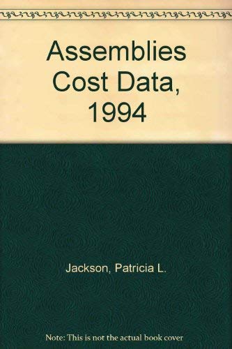 Assemblies Cost Data, 1994 0876293313 Book Cover
