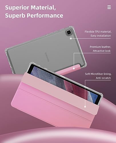 Image of MoKo Case Fits Samsung Galaxy Tab A7 Lite 8.7 inch 2021, Flowers Pink