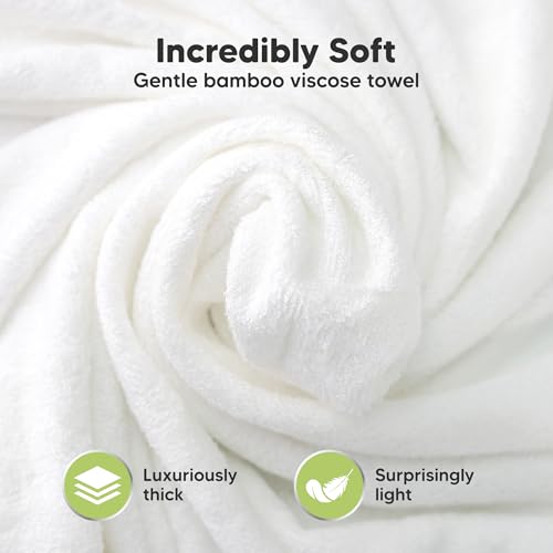 Image of KeaBabies Hooded Baby Towel for Newborn, Baby Bath Towels(Wildscape, 35x35)