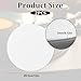 2 Pcs Record Player Mat, 12 Inch Turntable Slipmat, White Felt Turntables Mat, Anti Static & Anti-Slip Platter Turntable Slipmat for Vinyl Record Players