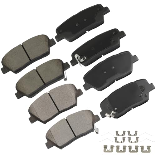 cciyu D1815 & D1816 Front & Rear Ceramic Disc Brake Pads