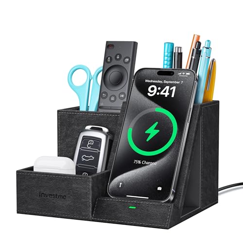 Investme Wireless Charger with Desk Organizer