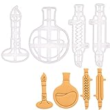 liebigkühler destillation  4er Set Labor Ausstechformen (Formen: Rundkolben, Liebigkühler, Grahamkühler, Bunsenbrenner), 4 Teile, Bakerlogy