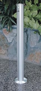 DELUXE SMOKERS POST IN GROUND MOUNT THICK GAUGE WITH BLUE MARBLE FINSIH