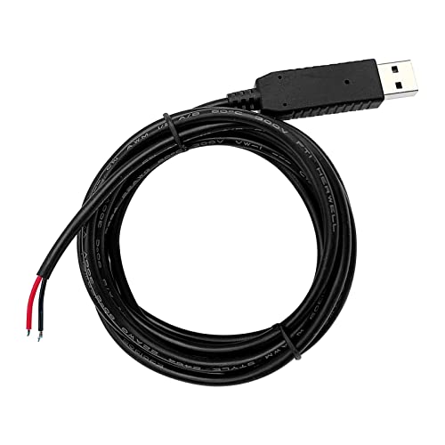 PCsensor DIY Switch Line, USB Switch Kabel kann 1 Stück Pedal mit 2 M Kabel verbinden, kann verschiedene Leitungslänge anpassen (USB Switch6_1) (1 Kabel) Cover