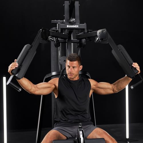 HAMMER Finnlo Kraftstation Autark 1500, Multigym, inkl. Zubehör, Fitnessstation für Zuhause, über...