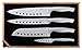 Ozeri 5-Piece Stainless Steel Knife and Sharpener Set, with Japanese Stainless Steel Slotted Blades
