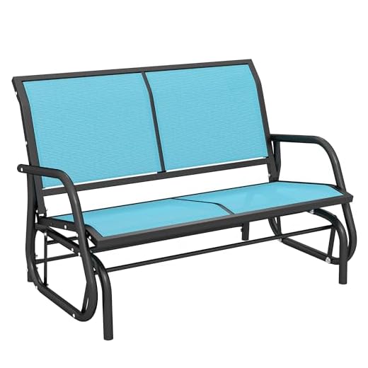Best garden swing chair Outsunny 2-Person Glider Bench for Patio