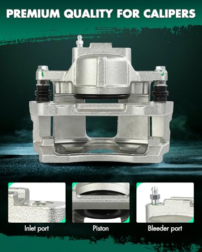 Image of SCITOO - Front Disc Brake Calipers Assembly w /Bracket For Chrysler,For Dodge,For Jeep,For Ram,For Volkswagen Models - For C /V,For Grand Caravan,For Town & Country,For Wrangler JK 18B5484 18B5485