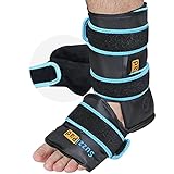 SuzziPad Ankle Ice Pack Wrap for Injuries with Double-Sided Fabric Cover, Foot Ice Pack with Cold Compression Therapy, Pain Relief for Achilles Tendon, Plantar Fasciitis, Sprained Ankles Foot Pain