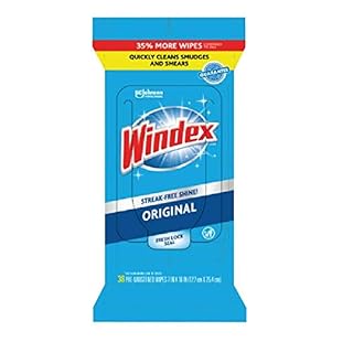 UPC 019800002961 product image for Windex Glass and Surface Pre-Moistened Wipes, Original, 38 Count (B084VVF3WS) | upcitemdb.com