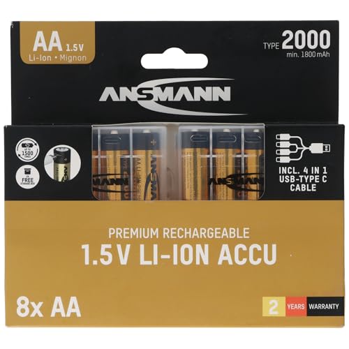 Pile rechargeable AA Ansmann pour jouets et caméras connectées