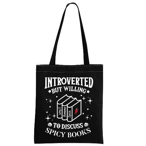 Bolso Tote para lectores de novelas oscuras miniatura 1